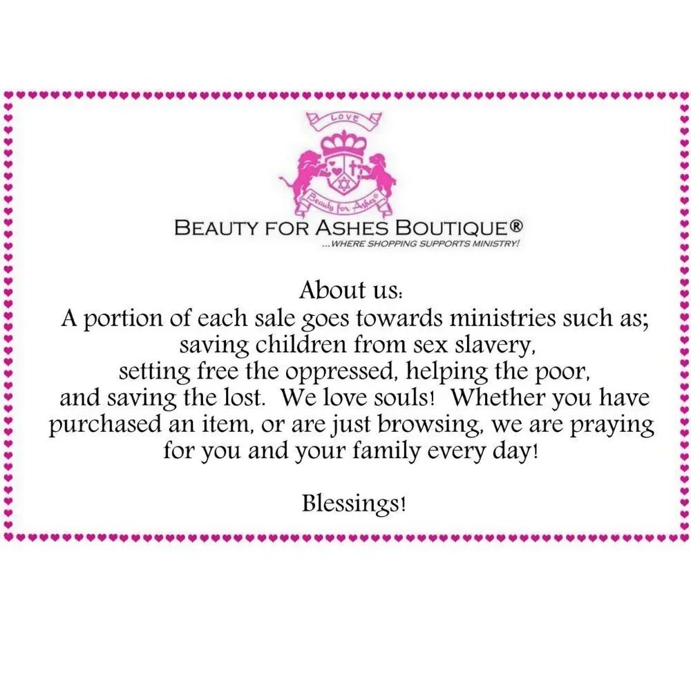 Beauty for Ashes each brand means